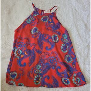 Everly – Floral Paisley Sleeveless Halter Tank Top – Nordstrom - Small